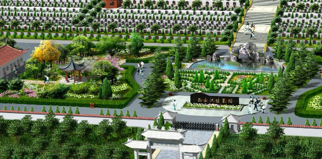 西安附近都有哪些墓園,，西安最好的墓園